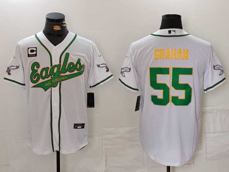 Men's Philadelphia Eagles #55 Brandon Graham White Gold With C Patch Cool Base Stitched Baseball Jersey,We sell and wholesale Men's Philadelphia Eagles #55 Brandon Graham White Gold With C Patch Cool Base Stitched Baseball Jersey on line form chian!